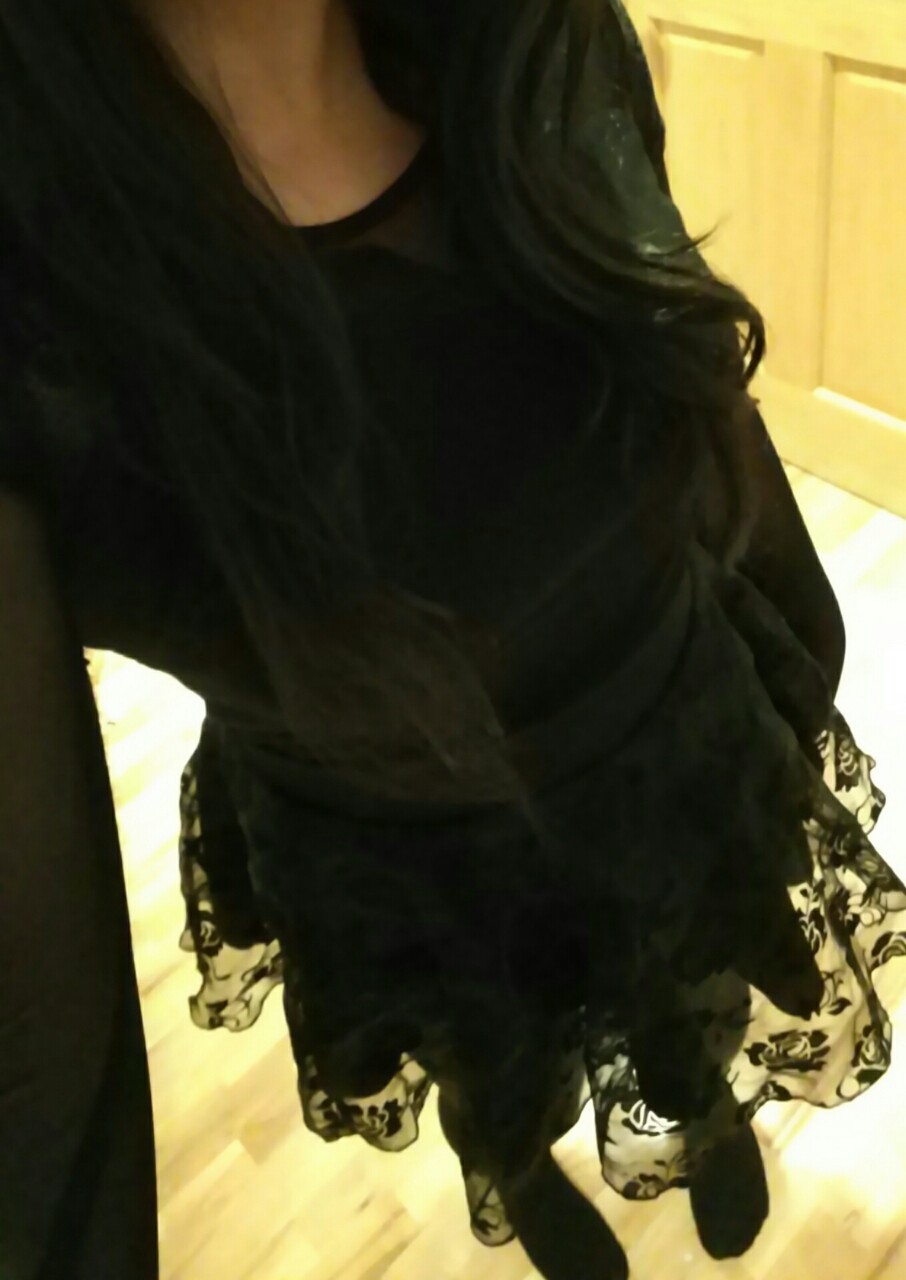 When your wardrobe is 90% black.