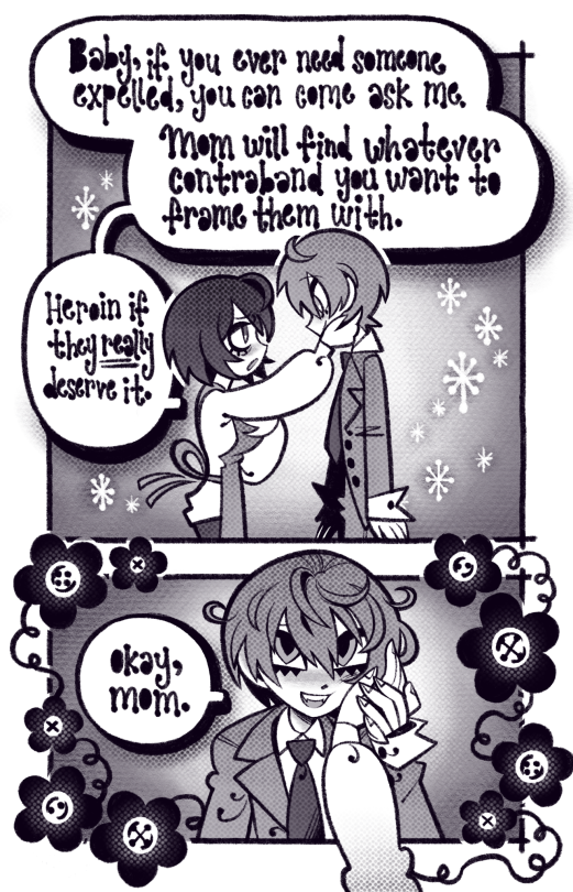 Light Gets It From His Mom It As In Two-faced Backstabbing Snakery