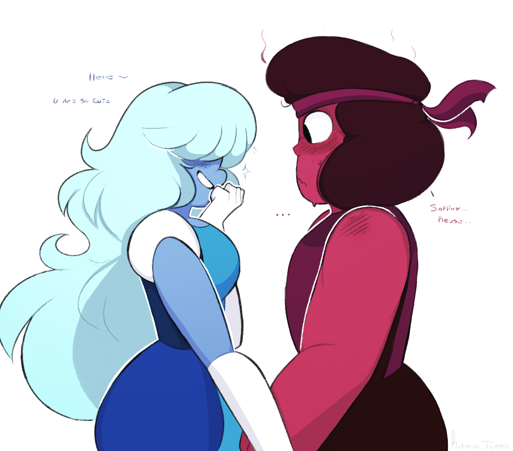riikaruh: Some rupphire for the day. Happy valentine’s day anyway ♥ 