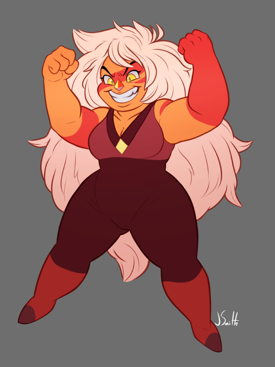 smidgeworks:  Wanted to draw Jasper as a runt a la Amethyst.[click here for commission