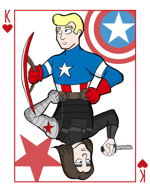 I’ve been working on a series of playing cards featuring geek fav characters. Currently working on t