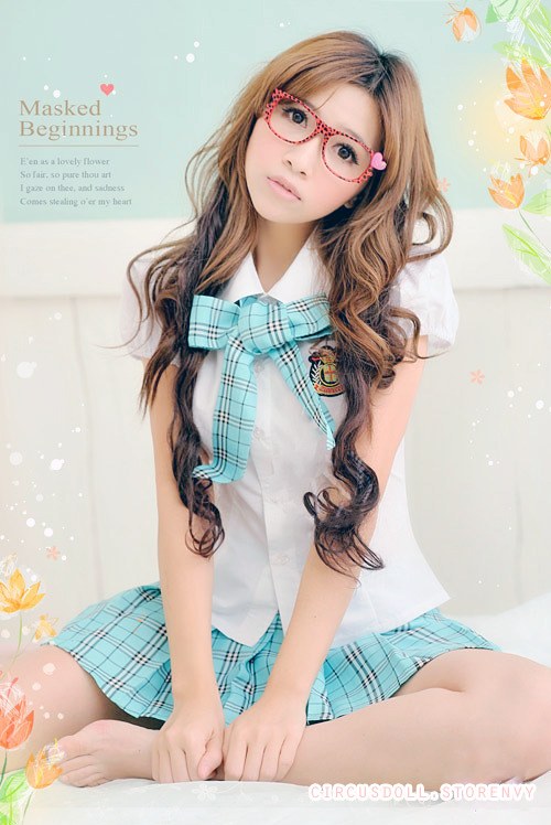 circusdoll-store:  Teal School Uniform - buy here 