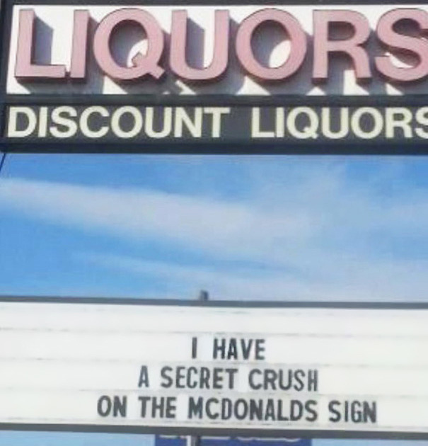 nowthisnews:  The Art of Sign Smack TalkA liquor store in Somerville, Massachusetts