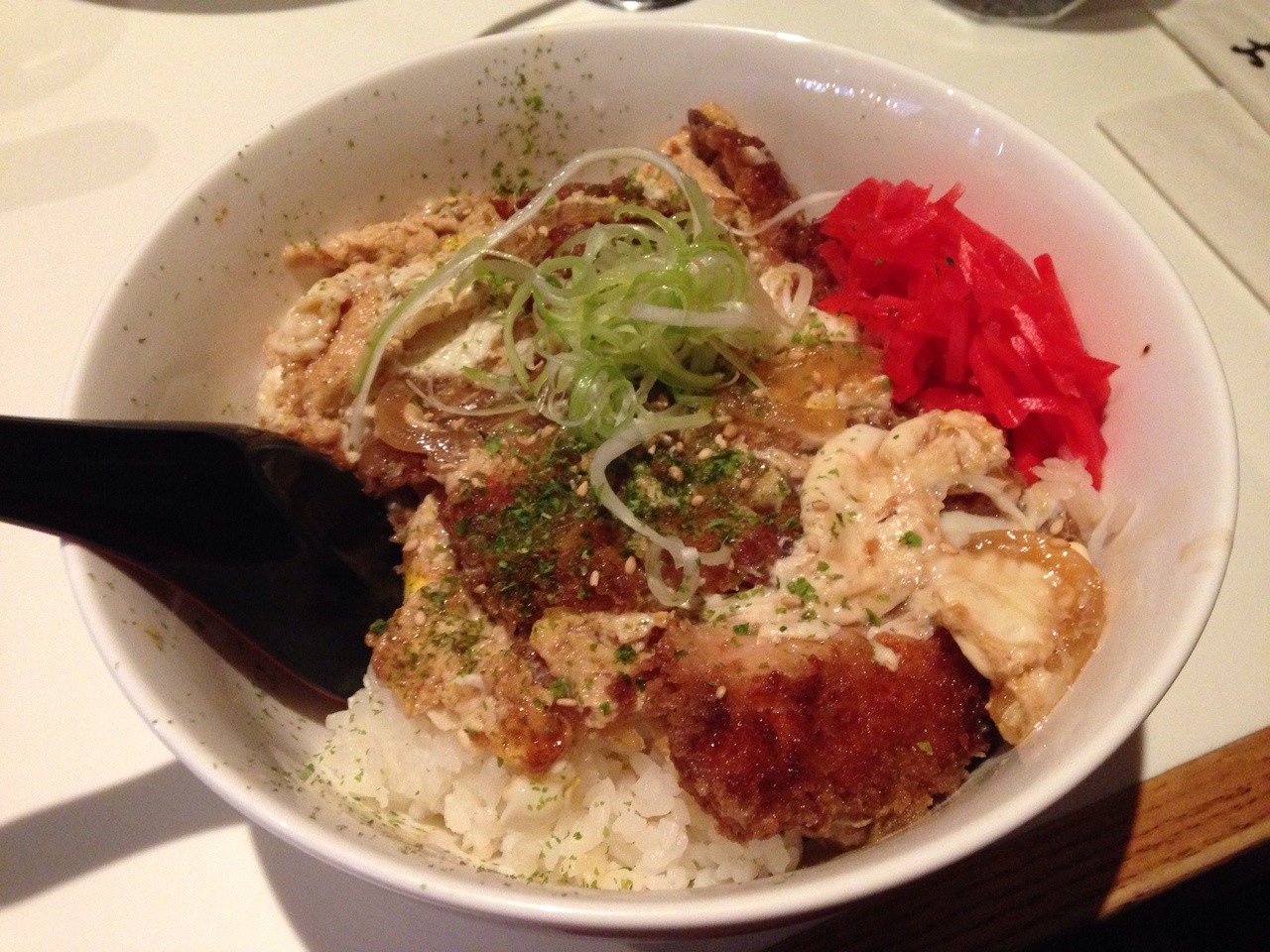 We always walk by this little ramen shop called Jin Ramen and the line is out the door. We finally decided to try it out and were blown away by the food. I ordered a chicken rice bowl that came with eggs, scallions, and slices of ginger. So good. I...