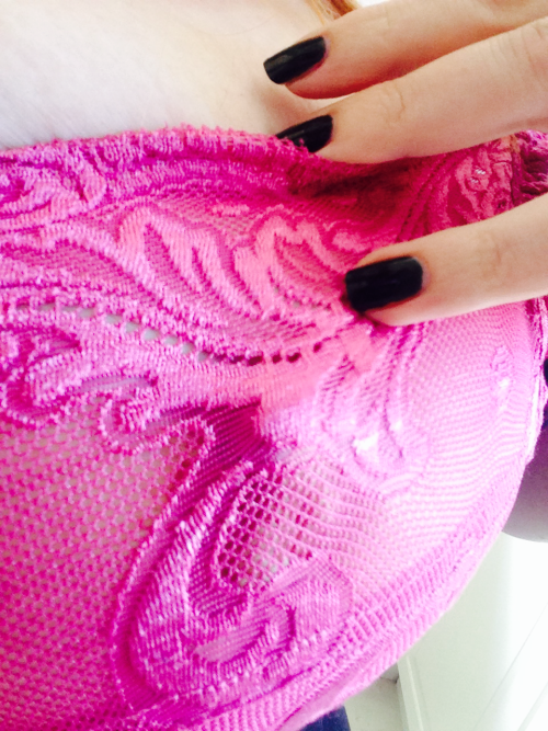 secretlifeofflea: Pink & black Damn that never gets old. Love those nipples