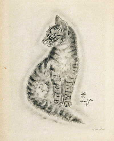 Cats (Book of Cats) -   Tsuguharu Foujita Japanese  1886-1968