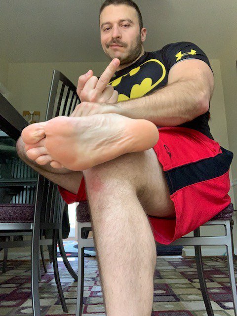 patheticfaggotfeetlicker:     Please Sir, can I lick your feet?  