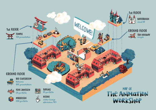 It&rsquo;s finally alright for me to share this isometric map that I was commissioned to draw! I