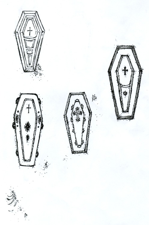 lorenzocheney: I drew some little coffins in pen. I think I’m going to put them on a silkscree