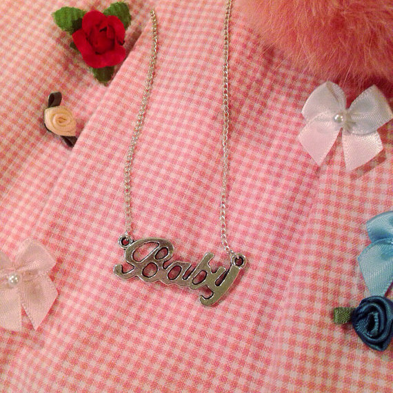 nymphetfashion:  &lsquo;Baby&rsquo; Necklace