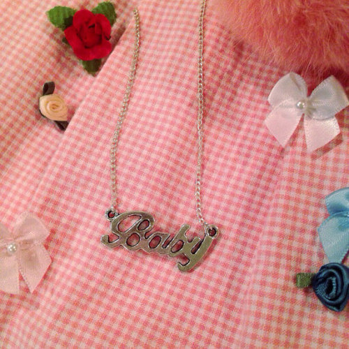 XXX nymphetfashion:  ‘Baby’ Necklace photo