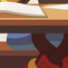 lucube:robeatnic:noticed that shadow’s sat on a cushion (so he can reach the desk)