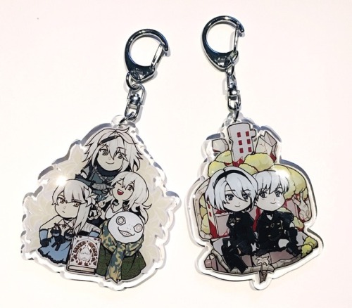 FF14 classes charms and Nier/Automata charms will be available at Anime Expo artist alley table G18!