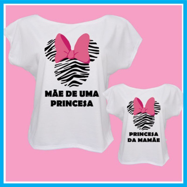 blusa minnie mae e filha