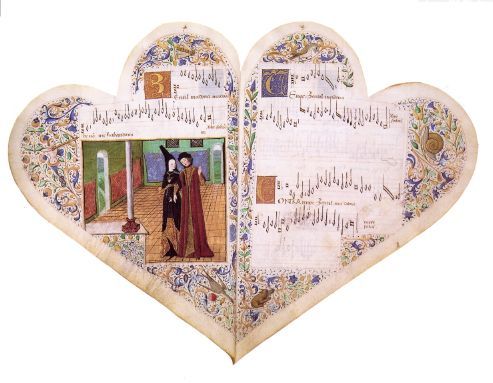 erikkwakkel:  damienkempf:  We know of only a few examples of heart-shaped Books of Hours, all dating from the 15th or the 16th century. Here is the list of the four presented here: Biblioteca Oliveriana, 1144, 16th c. KB, Thott 1510, 1550s. BnF, latin