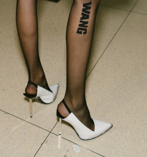 midnight-charm: Backstage at Alexander Wang Fall / Winter 2018 Photography by Corey Tenold 