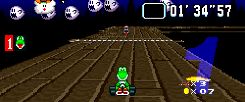 vgjunk:  Super Mario Kart, SNES. 