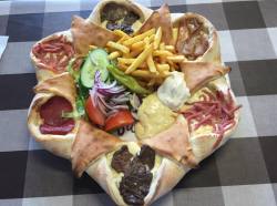 kidbazinga:    The Volcano Pizza Made in