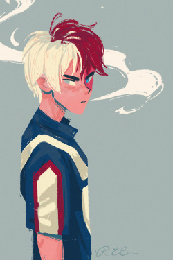 rachelelese: Todoroki doodle! Might draw