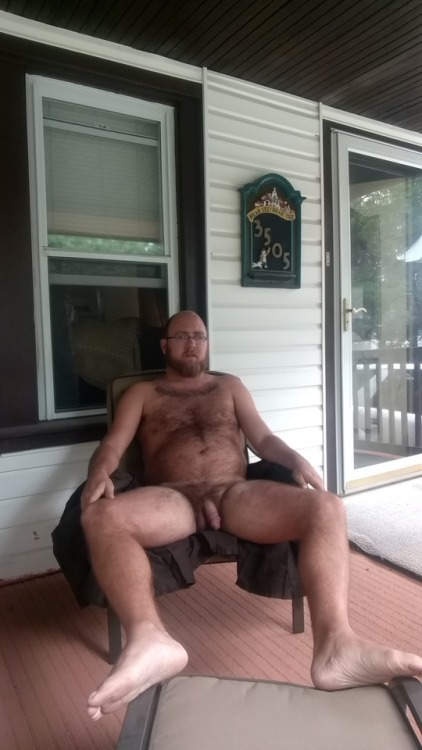 fuzzychuck: 365 Days of Dick: Day 204. The temperature is perfect today. I know how much you all enj
