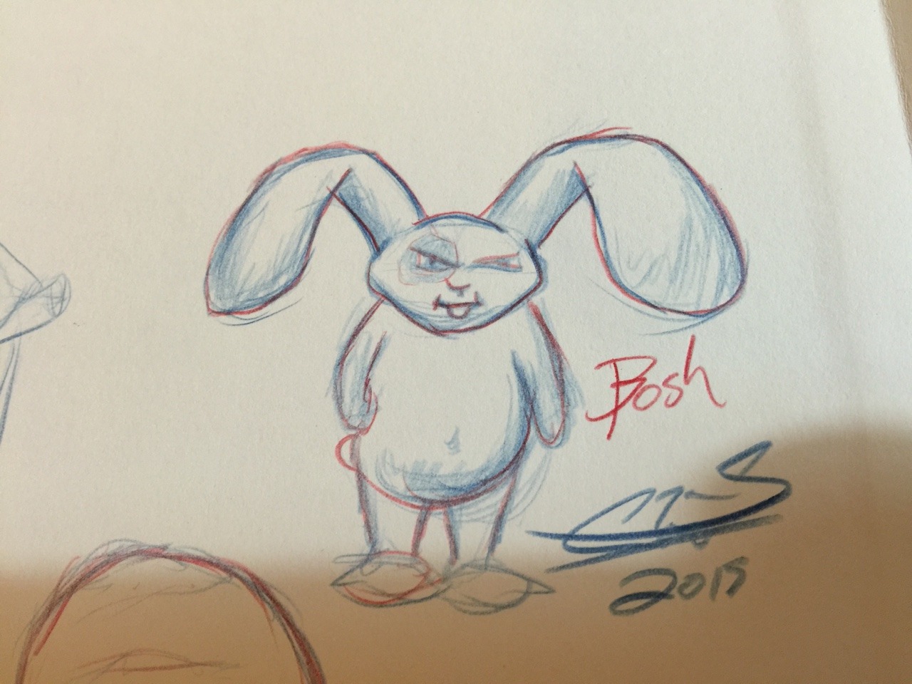 Another Bosh doodle. Ears down.