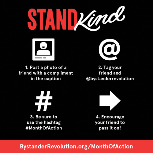 How can you Stand Kind for #MonthOfAction Challenge 29? Follow these 4 steps. It’s that easy! http:/
