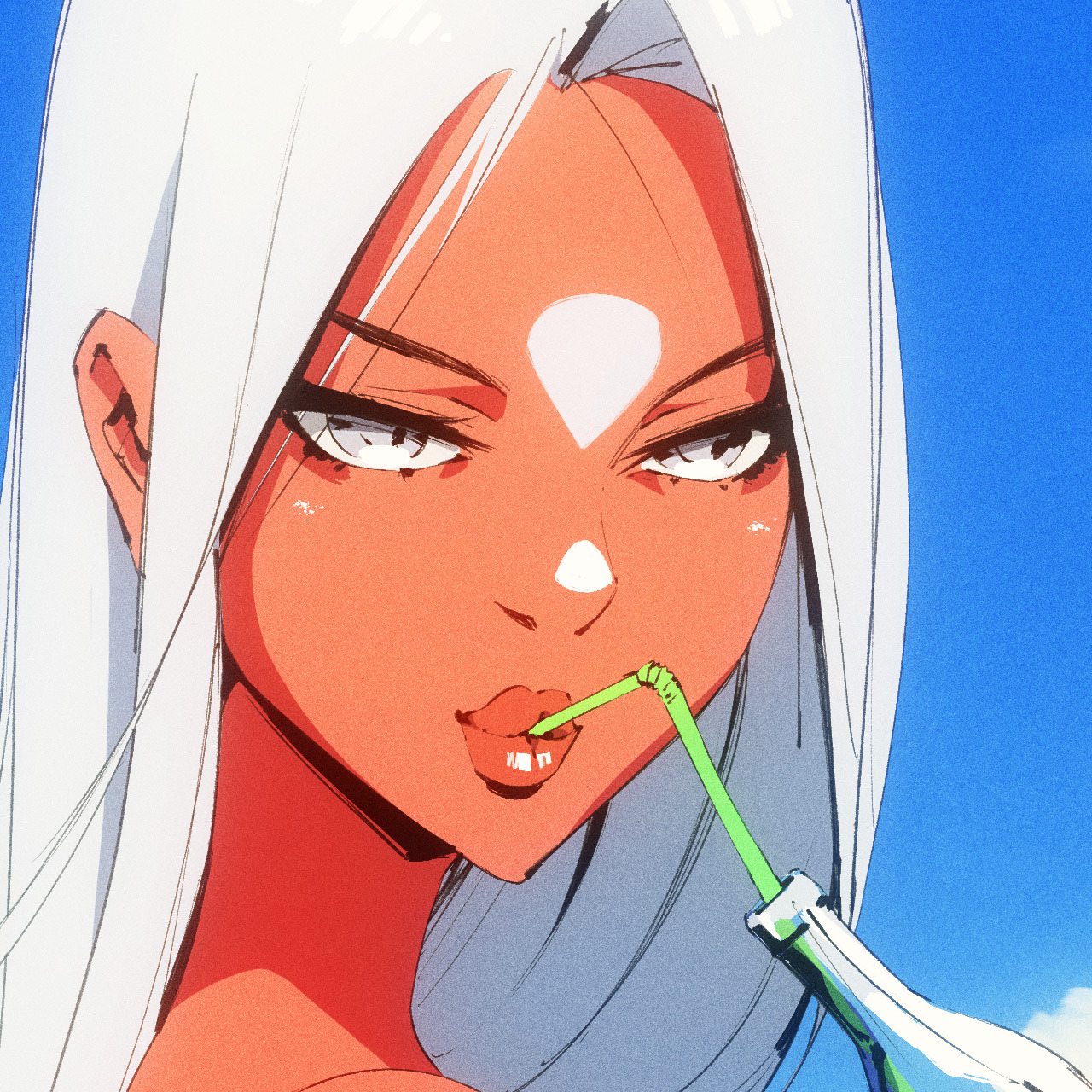 flou-art:  How is your summer going? My take on @rossdraws Nima, the most beautiful