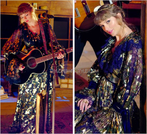 taylorswiftstyle: Performing “cardigan” / “august” / “w