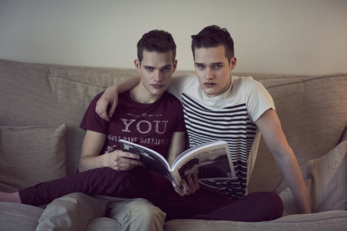 Jake &amp; James Rigby (Nevs Models) hang out with our issue &ldquo;A Place Called Youth&rdquo;. Cli