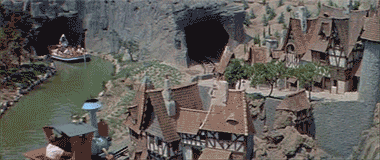 gameraboy:  I made a few GIFs from the 1956 film Disneyland People and Places.  You can watch it on YouTube. 
