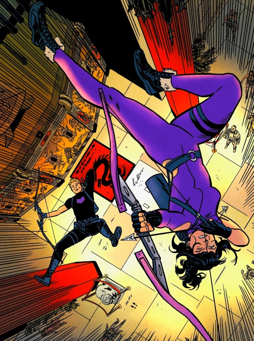 joezy27: HAWKEYE² - Clint Barton &amp; Kate Bishop”You jump from place to place, from woman to woman