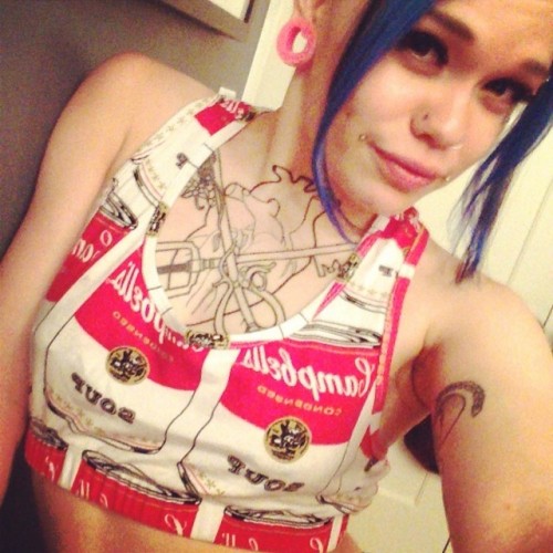fuckmestupid:  Campbell’s mm mm good!  That’s an understatement and adore your chest piece