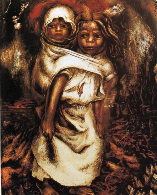 The Child Mother, 1936, David Alfaro SiqueirosMedium: pyroxylin