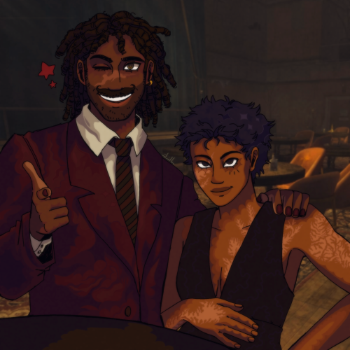 Mlm Wlw Solidarity :) Soda Is The Guy On The Left And Kara Is A Gal On The Right!