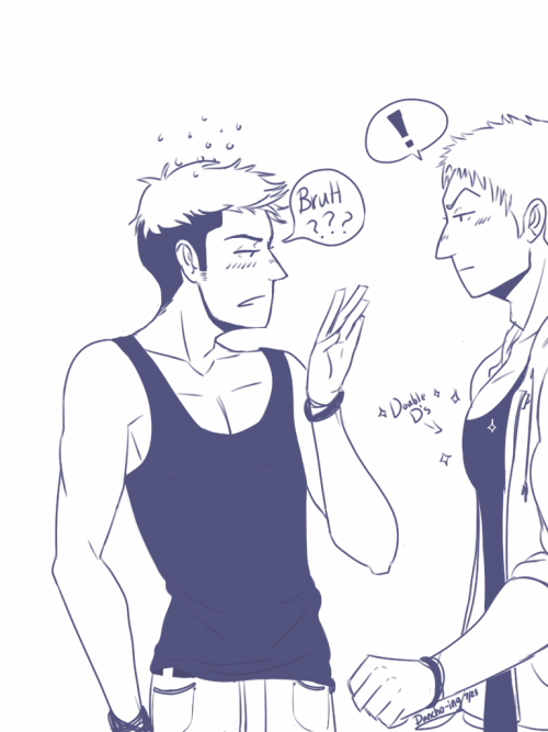 dancho-ing:  “Oi, reinerrr. You’ve got some BIG ass tits”  Drunk!jean gives me life. He’s already honest enough as it is.  Now imagine this dork drunk.