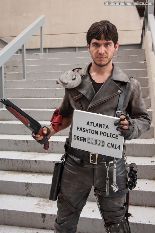 Found Atlanta Fashion Police again on Friday at the Fallout/Post-Apocalyptic photoshoot in my Mad Ma