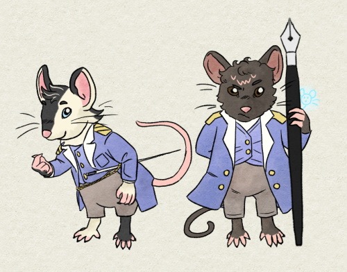 jellidraws:the stormlight archive but i wanted to draw them as mice so here you go