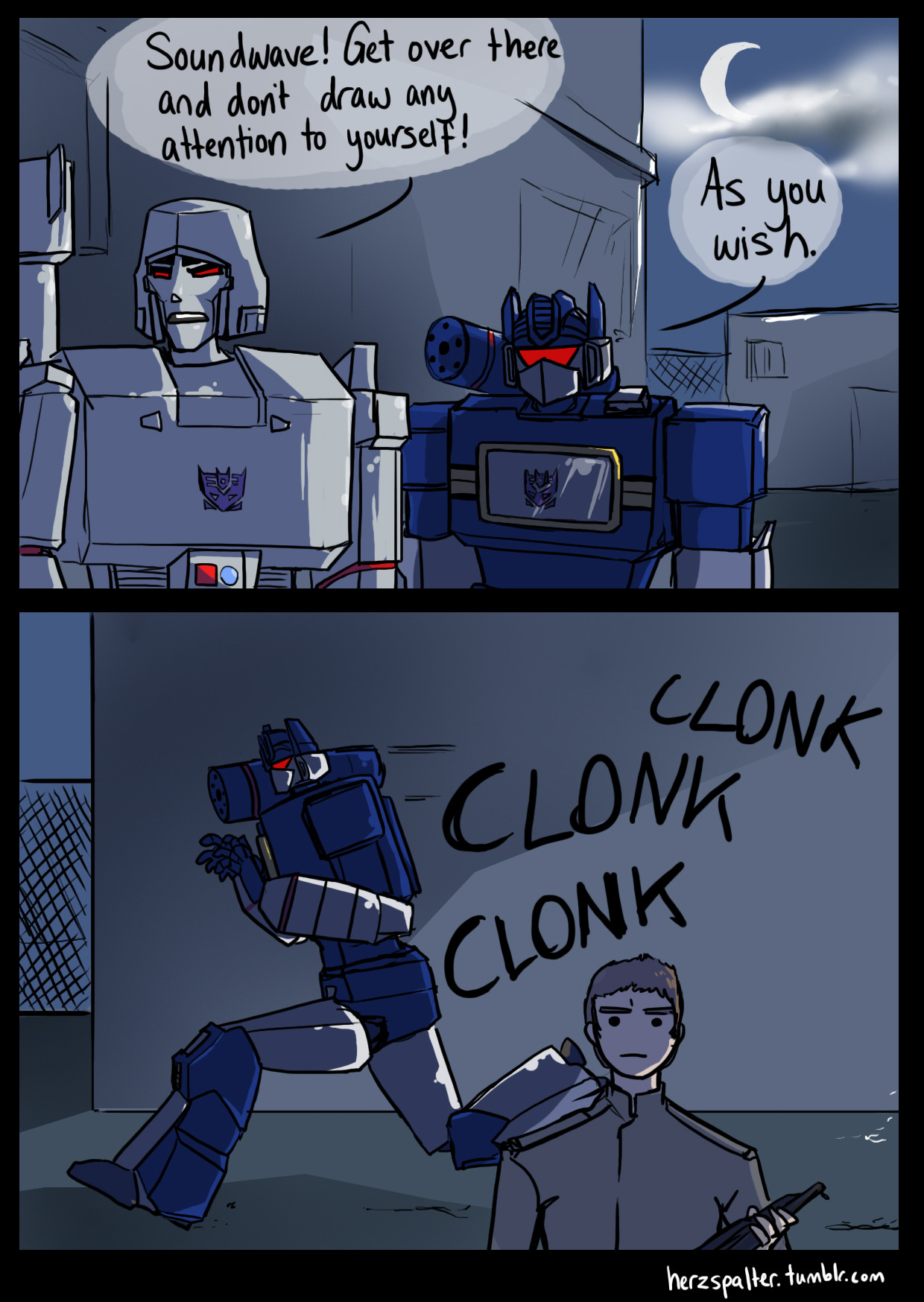 herzspalter:  This is my favorite thing about G1: giant robots trying to be stealthy.