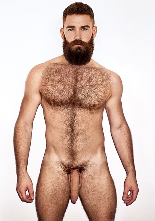 uncensoredisclosure:  uncensoredisclosure.tumblr.com  Handsome man, with an awesome beard, great looking uncut cock - he has the look alright - WOOF