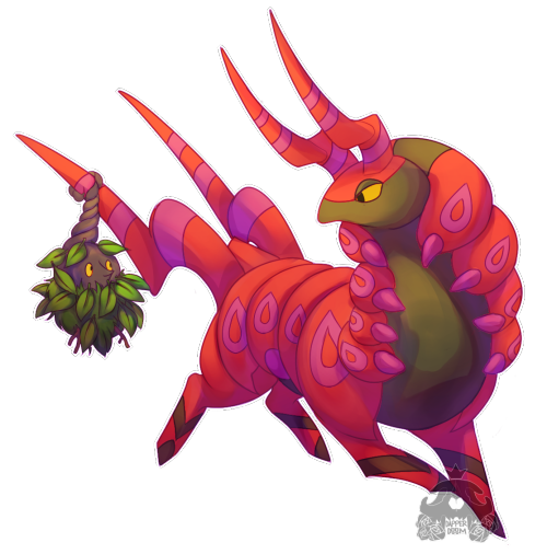 doomscritterbook: commission 1/3 for @scrap–heap!please do not repost