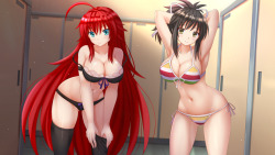 cute-girls-from-vns-anime-manga:   Rias or Asuka? by  kazenokaze   “Permission to post given by artist do not remove source” 