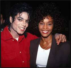 ladiesofhollywood:  Whitney Houston x MJ