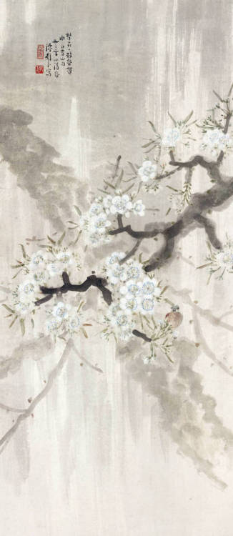 Spring blossoms in Chinese painting by various artists 