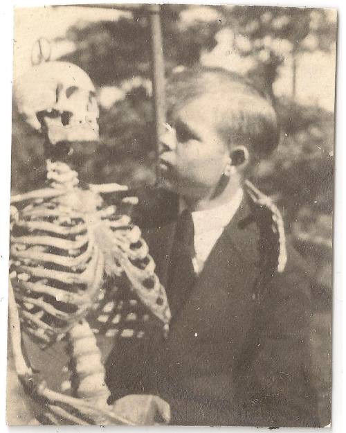 Not enough med students pose for photos with skeletons or their cadavers these days.