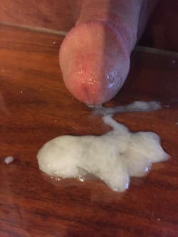 A beautiful penis and the load it has just squirted&hellip;.