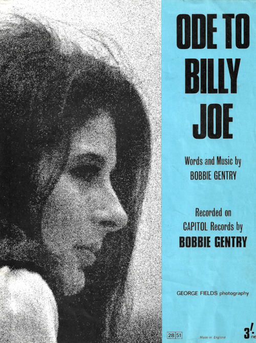 Sex Ode To Billy Joe sheet music, by Bobbie Gentry pictures