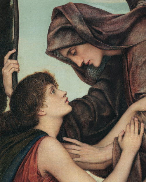 mysteriousartcentury: Evelyn De Morgan (1855-1919), The Angel of Death, 1880, oil on canvas, 93 x 11