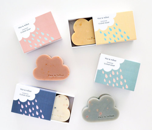 mymodernmetselects:Cloud soap by Vice &amp; Velvet will make your bath time whimsical with its u