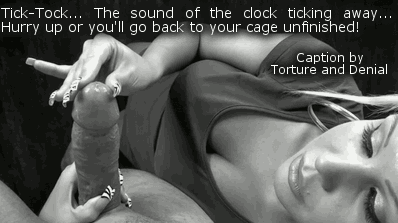tortureanddenial:  Tick-Tock… The sound of the clock ticking away…Hurry up or