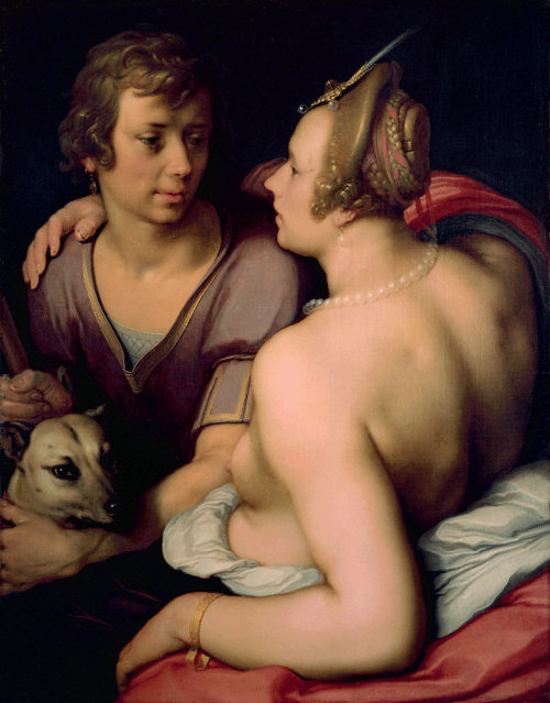 Venus and Adonis, Cornelis van Haarlem, 1614